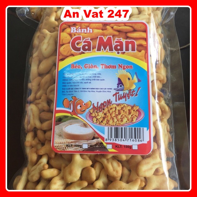Bánh Cá Mặn Bánh Kẹo Đồ Ăn Vặt Ngon Giòn Thơm Ngậy Hấp Dẫn