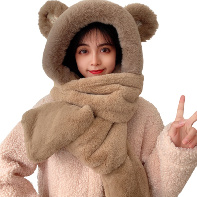 Han Chữ Cái Cho Mũ Khăn Choàng Găng Tay Mũ Hoodie Mùa Đông Cho Halloween Giáng Sinh Mới Ye