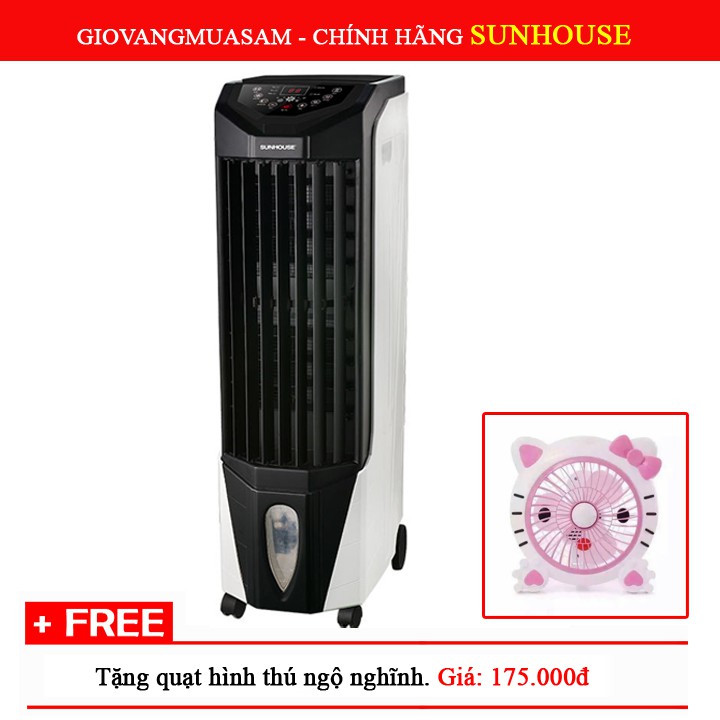 MÁY LÀM MÁT KHÔNG KHÍ SUNHOUSE SHD7719 + Tặng quạt hình thú ngộ nghĩnh