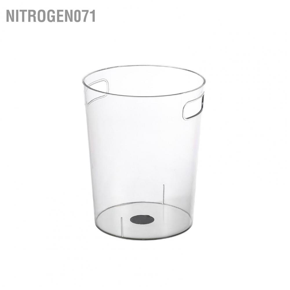 Thùng rác trong suốt lưu trữ trên máy tính để bàn nhựa PET Nhà bếp Phòng khách đá - Nitrogen071