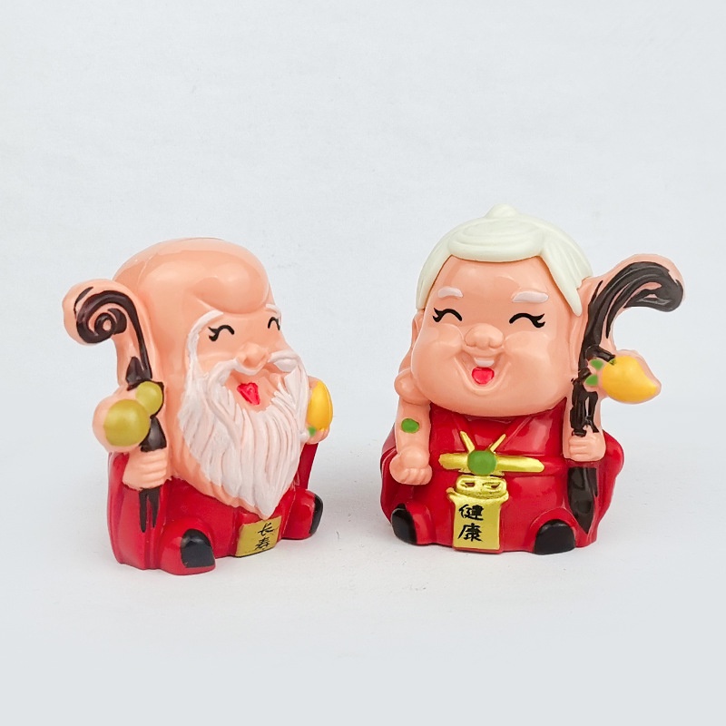 10 Ông bà thọ (nhựa cứng)-Q2191