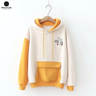 Áo hoodie nữ vịt con cute hd12