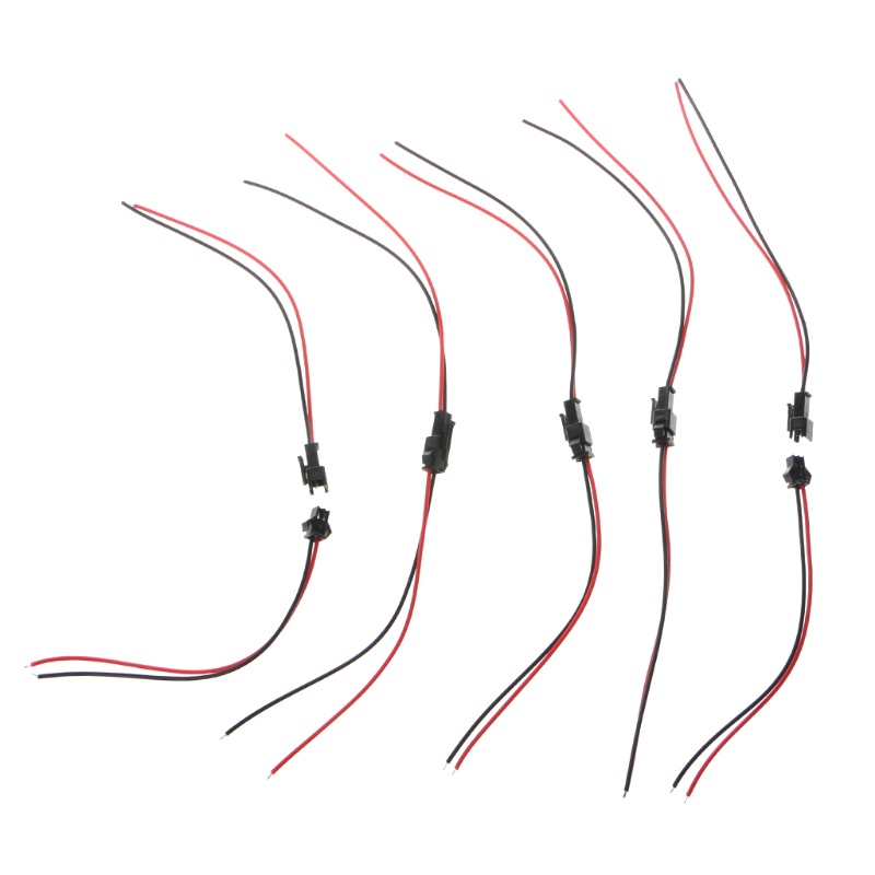 10 Cặp Jack Nối JST SM 2Pins Sang Female Cho Dây Đèn LED