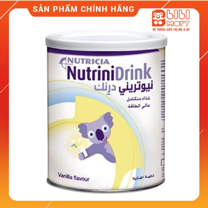 Sữa Nutrini Drink Powder 400g của tập đoàn Nutricia - Nutrinidrink Chuyên biệt cho trẻ thấp còi,hay ốm vặt,giúp tăng cân