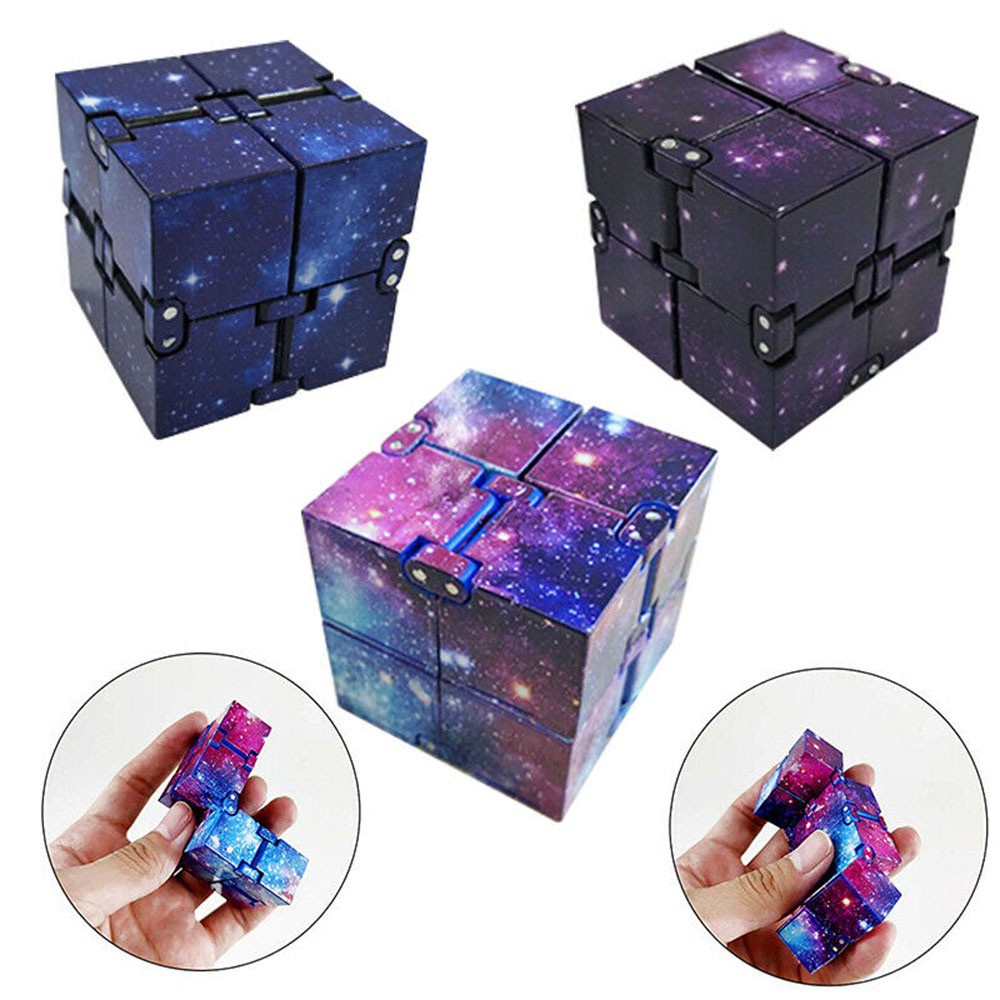Khối Rubik Đồ Chơi Giảm Căng Thẳng Thiết Kế Nhỏ Gọn Tiện Dụng Cho Người Lớn Và Trẻ Em