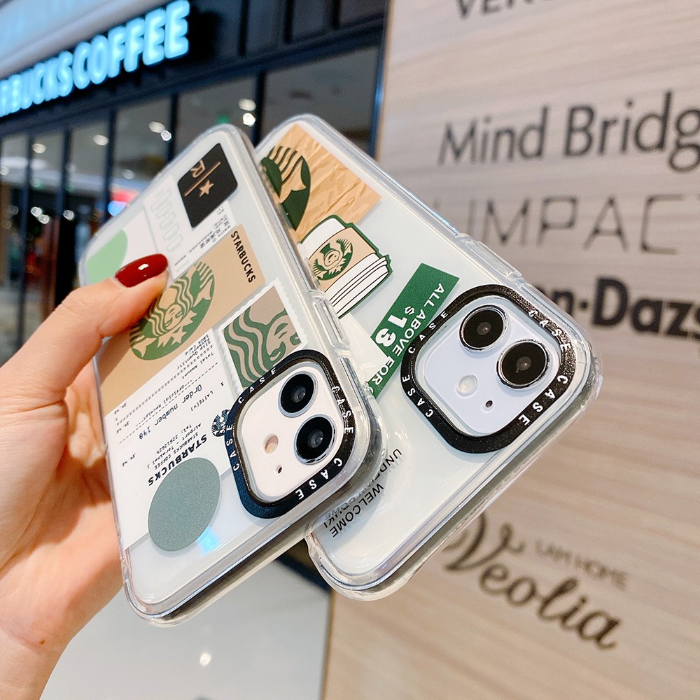 Ốp Lưng Mềm Trong Suốt In Hình Starbucks Cho Iphone 7/ 8 Plus/ X/ Xs/ XR/ XsMax /Iphone 12/ 12Pro/ 12ProMax/ iPhone 11