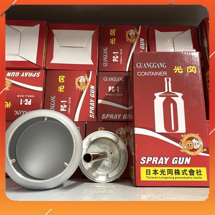 Cốc Đựng Sơn ♥️  ♥️ Cốc Đựng Sơn Ren 3/8 Dung Tích 1000ml - Phù Hợp Cho Những Súng Sơn Bình Dưới