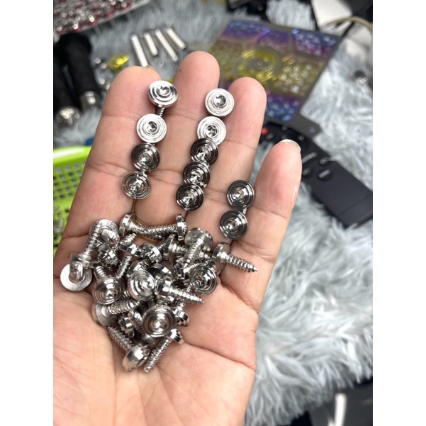 Ốc salaza thái inox 304 8li25 5li15 nhiễn 6li15 5li15 6li20 5 cạnh và đầu thái