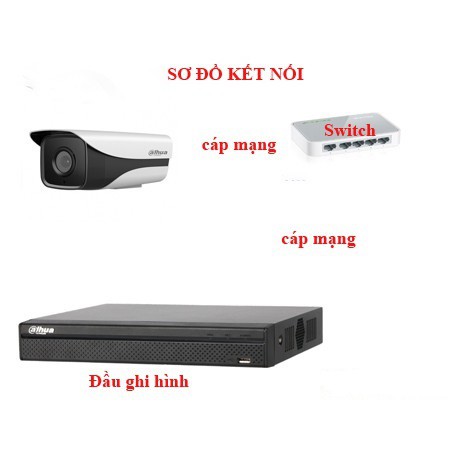 Camera Ip Dahua 1235 , H265, hồng ngoại ban đêm. Hỗ trợ cài đặt. Bh 24 tháng