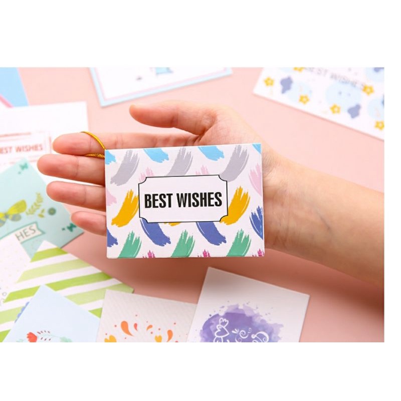 THIỆP MINI BEST WISHES