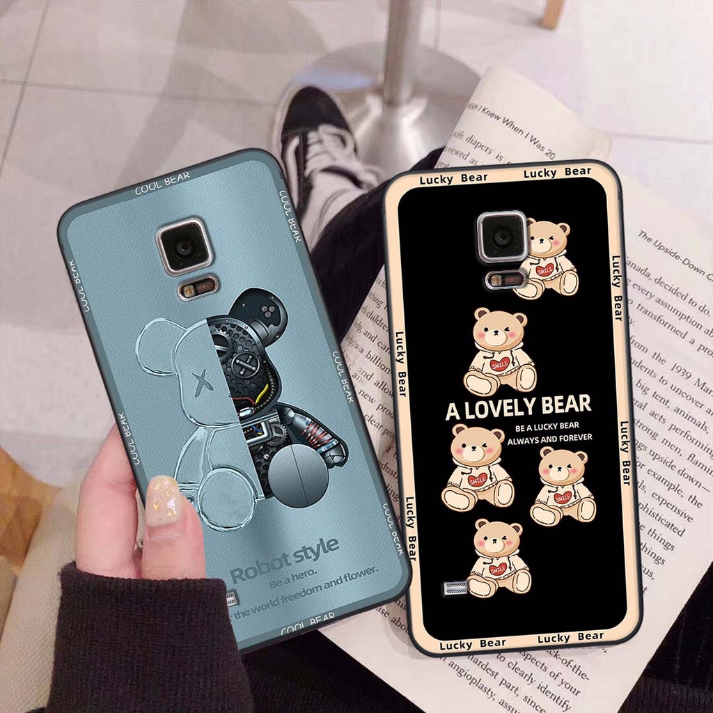 Ốp lưng Samsung Galaxy Note4 / Note5 in hình bear bick, gấu siêu đẹp dễ thương cute