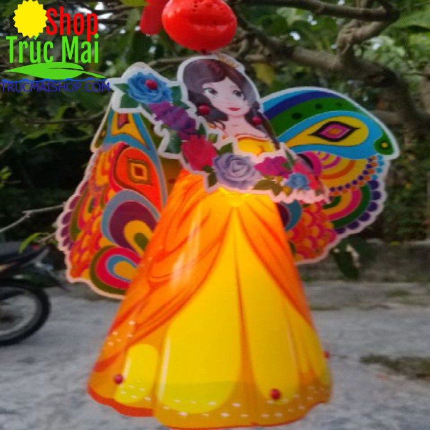 Đèn lồng trung thu mẫu công chúa (hàng Việt Nam chất lượng cao)