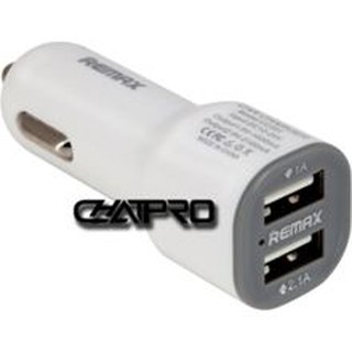 Củ sạc ô tô 2 cổng USB Remax 1A/2.1A