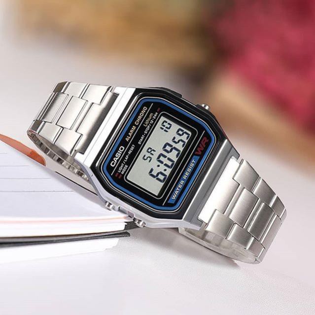 Đồng hồ nam jp casio A158-159 full box điện tử chống nước siêu đẹp, thời thượng, trẻ trung, cá tính | BigBuy360 - bigbuy360.vn