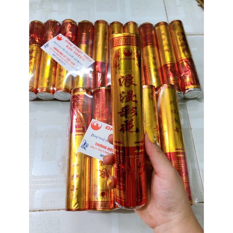 Pháo phụt giấy kim tuyến nhiều màu dài 20cm