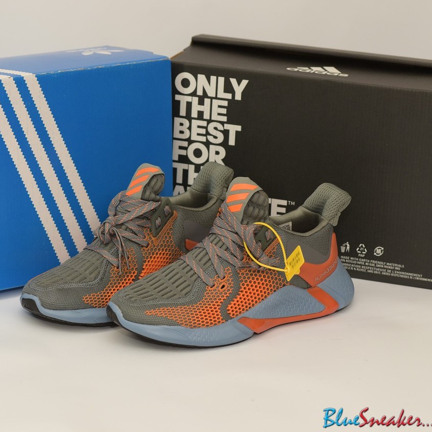 Giày Adidas Alphabounce 2020 Xám Cam