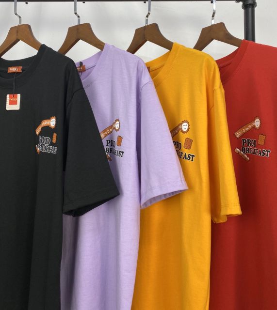 ÁO THUN MÈO ĐẦU BẾP UNISEX TAY LỠ FORM RỘNG AU024 | BigBuy360 - bigbuy360.vn