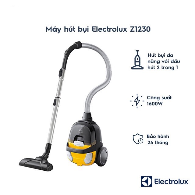 Máy hút bụi Electrolux Model Z1230 - Bảo hành 24 tháng - Công suất 1600w