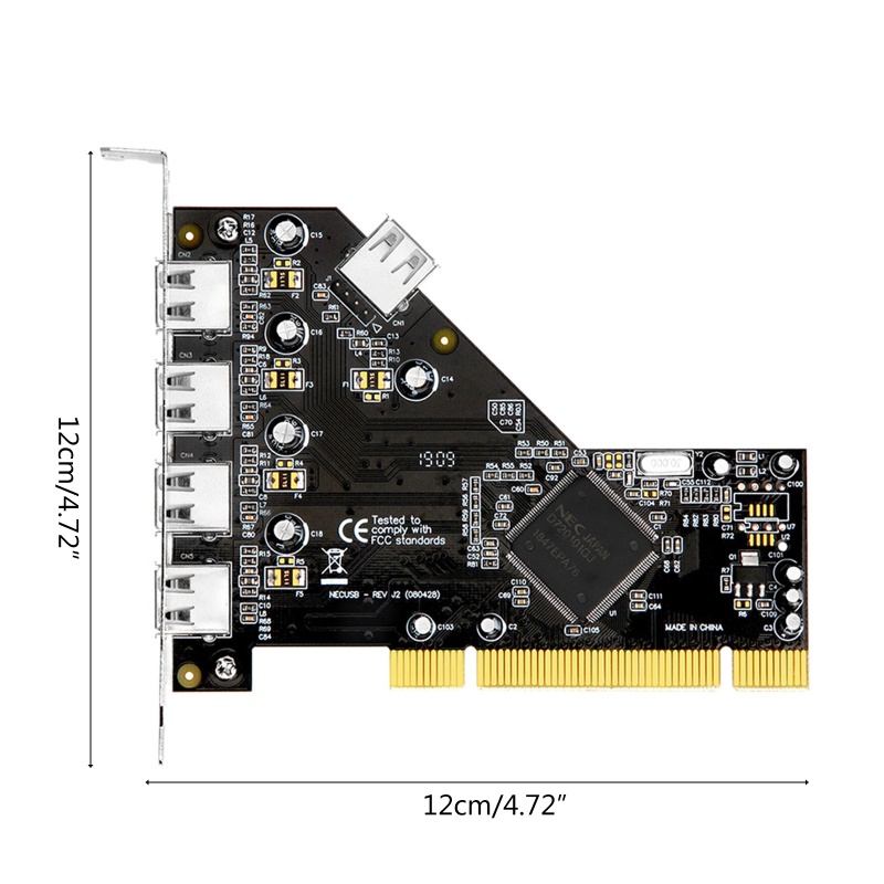 Thẻ Mở Rộng Chuyển Đổi 4 Cổng Usb 2.0 Sang 5 Cổng Usb 2.0 + 1 Cổng Trong Nec720101 Chip Chip Điện Tử Chuyên Dụng Chất Lượng