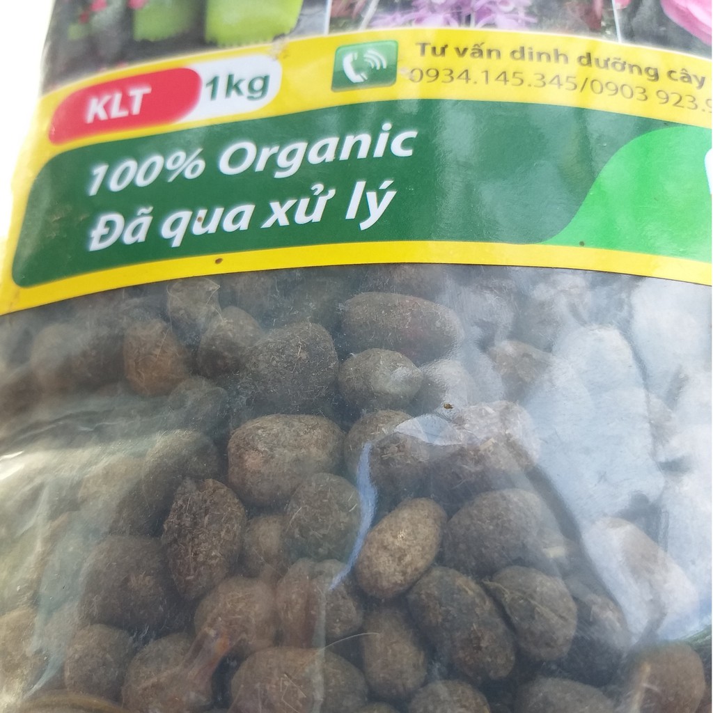 (1kg) Phân Dê - 100% Organic đã qua xử lý - Không mùi sạch bệnh - Dùng cho Lan và Hoa Kiểng