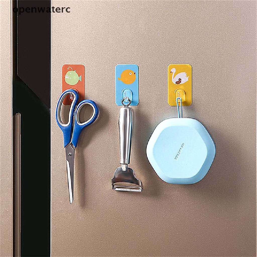 Móc Treo Đồ Dán Tường Không Cần Đục Lỗ Hình Thú Hoạt Hình