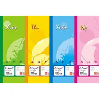 VỞ KẺ NGANG 300 TRANG 4 MÙA 1032 HỒNG HÀ