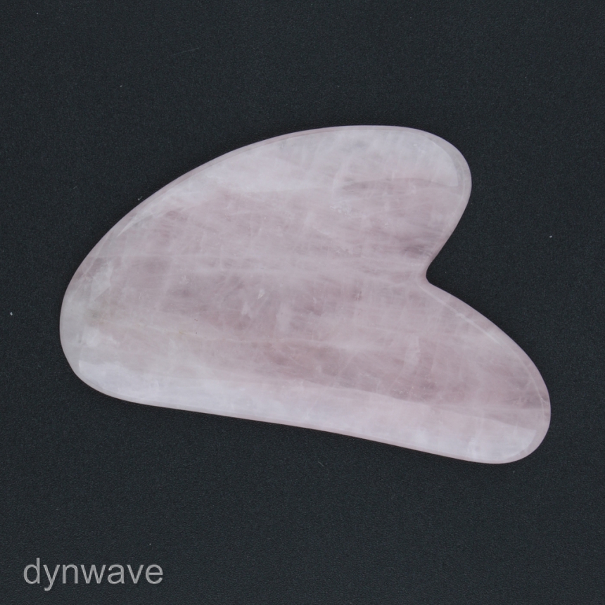 [DYNWAVE] Gua Sha Board for Facial Skincare, 100% Natural Crystal Stone GuaSha Tool for Anti-Aging, Anti-Wrinkles, Lifting Your Face, Iymphatic Drainage