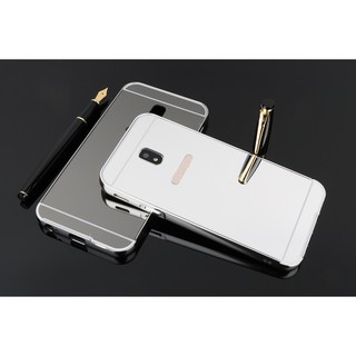 Ốp lưng tráng gương J7 pro màu trắng bạc - Đủ 4 mẫu