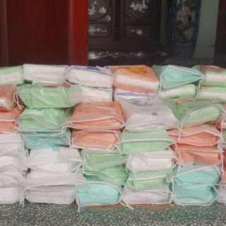 (BN) Bông tẩy trang DOUBLE EFFECT 1905 (200 miếng)