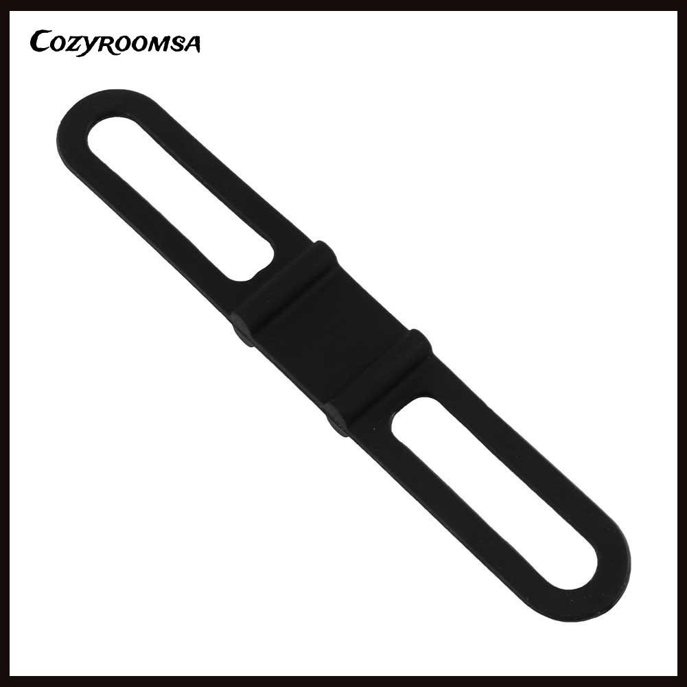 Dây Silicone Đàn Hồi Buộc Đèn Pin Cho Xe Đạp Leo Núi