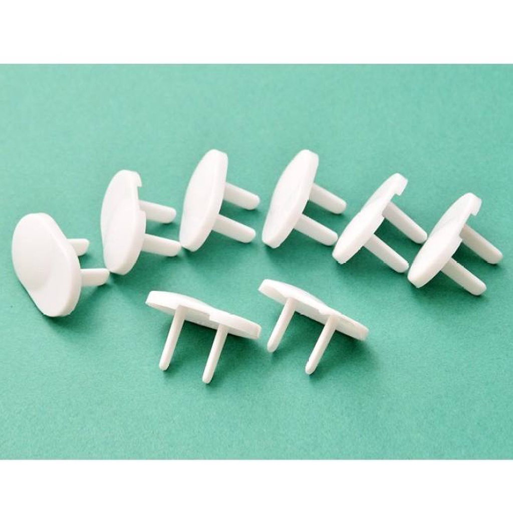 Nút bịt ổ điện 2 chân - Chống giật, nhỏ gọn chắc chắn, bảo vệ an toàn cho bé.