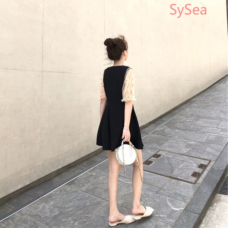Đầm Cổ Chữ V Họa Tiết Chấm Bi Thời Trang Mùa Hè Quyến Rũ Cho Nữ