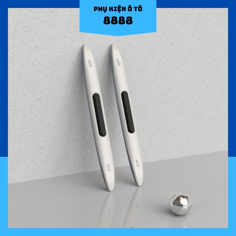 Silicon Chống Trầy Phụ Kiện Ô Tô 8888 Màu Trắng/Đen - Set 4 Miếng Silicon Chống Trầy Ô Tô