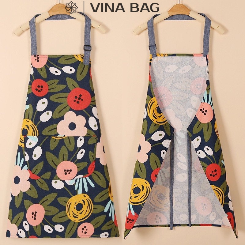 Tạp dề DAISY HOME cao cấp vải Polyester chống thấm nước, chống bám bẩn