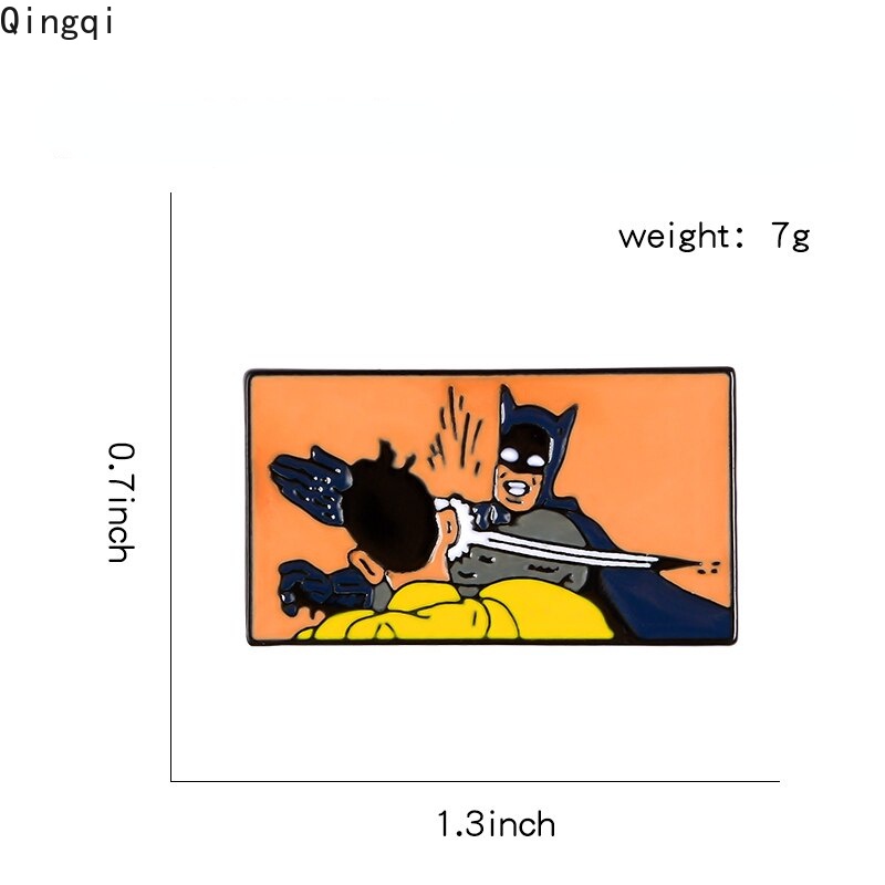 Ghim cài áo Miss Zoe hình nhân vật hoạt hình Dark Knight Zorro