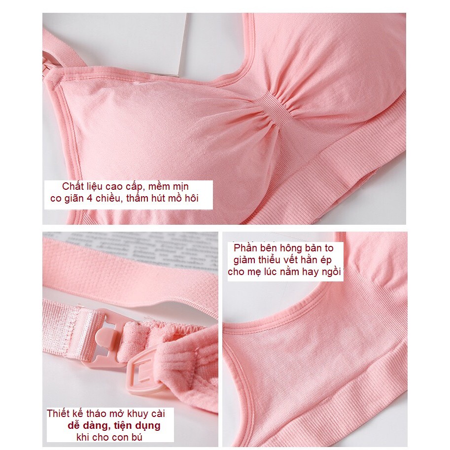 Áo Ngực Cho Con Bú TIện Dụng Cao Cấp Dảnh Cho Bà Bầu Và Sau Sinh Yion Underwear AB01