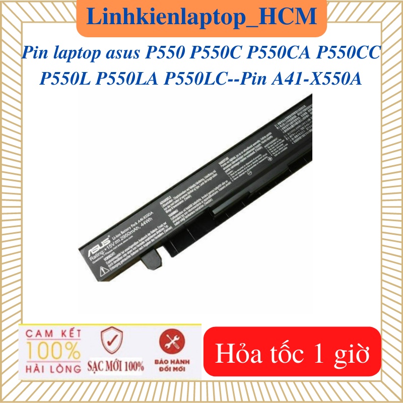Pin A41-X550A-Pin laptop asus P550 P550C P550CA P550CC P550L P550LA P550LC