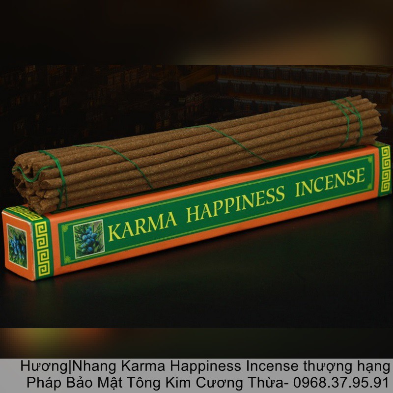 |Nepal-Ấn Độ| Nhang/hương KARMA HAPPINESS bản hộp cứng cao cấp