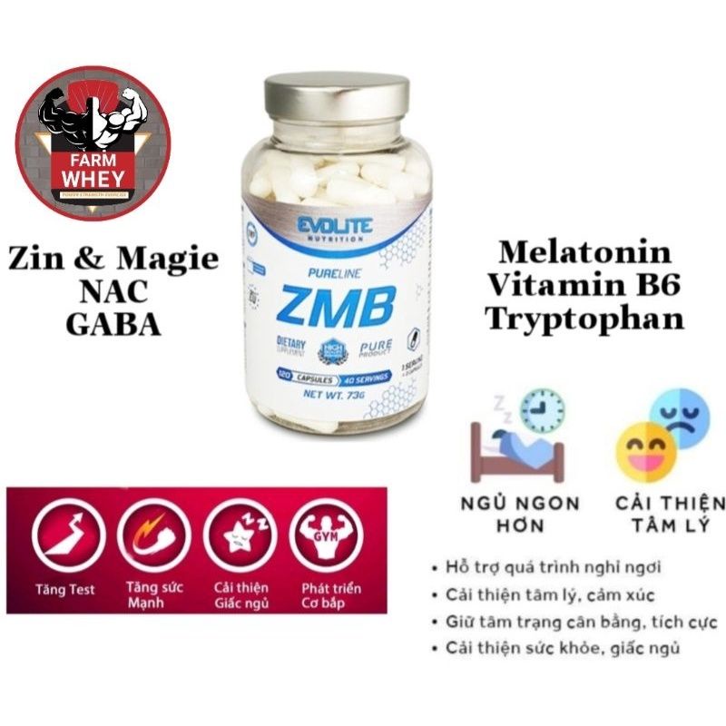 VIÊN UỐNG BỔ SUNG 6 TRONG 1 - HỖ TRỢ TĂNG CƯỜNG GIẤC NGỦ, GIẢM STRESS VÀ PHỤC HỒI CƠ BẮP