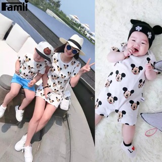 Set gd: váy mẹ, áo bố, áo/body con