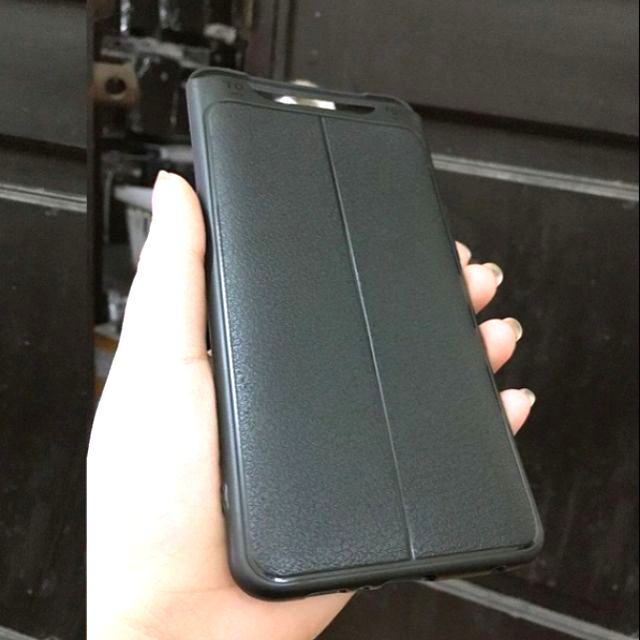 Ốp lưng SamSung Galaxy A80 silicon giả da, chống sốc Auto Focus