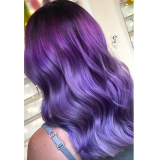 Thuốc Nhuộm Tóc Màu Xanh Tím Sáng Màu Lên Đẹp Từ Nền 8