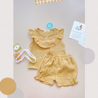 🌸 BỘ XÔ MUSLIN CHO BÉ GÁI 🌸