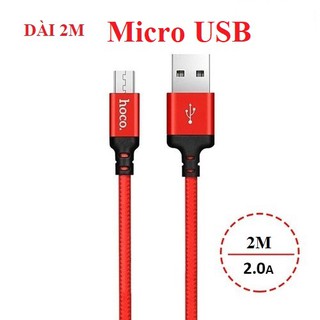 Cáp sạc androi micro usb Hoco X14 ✓ Dài 1m ✓ Cáp đầu sạc micro USB