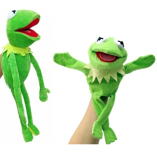 New Half Body Kermit the Frog Hand Puppet Plush Toy Kids Toys Play with gifts with children