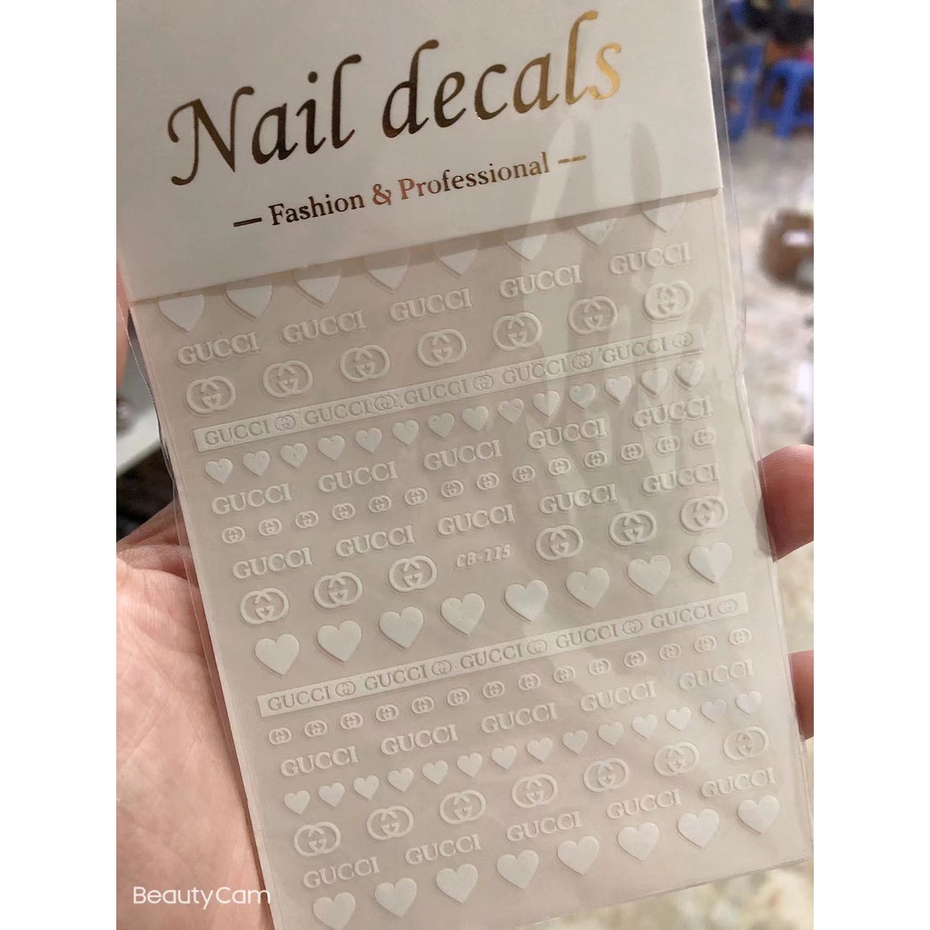 sticker trang trí nail