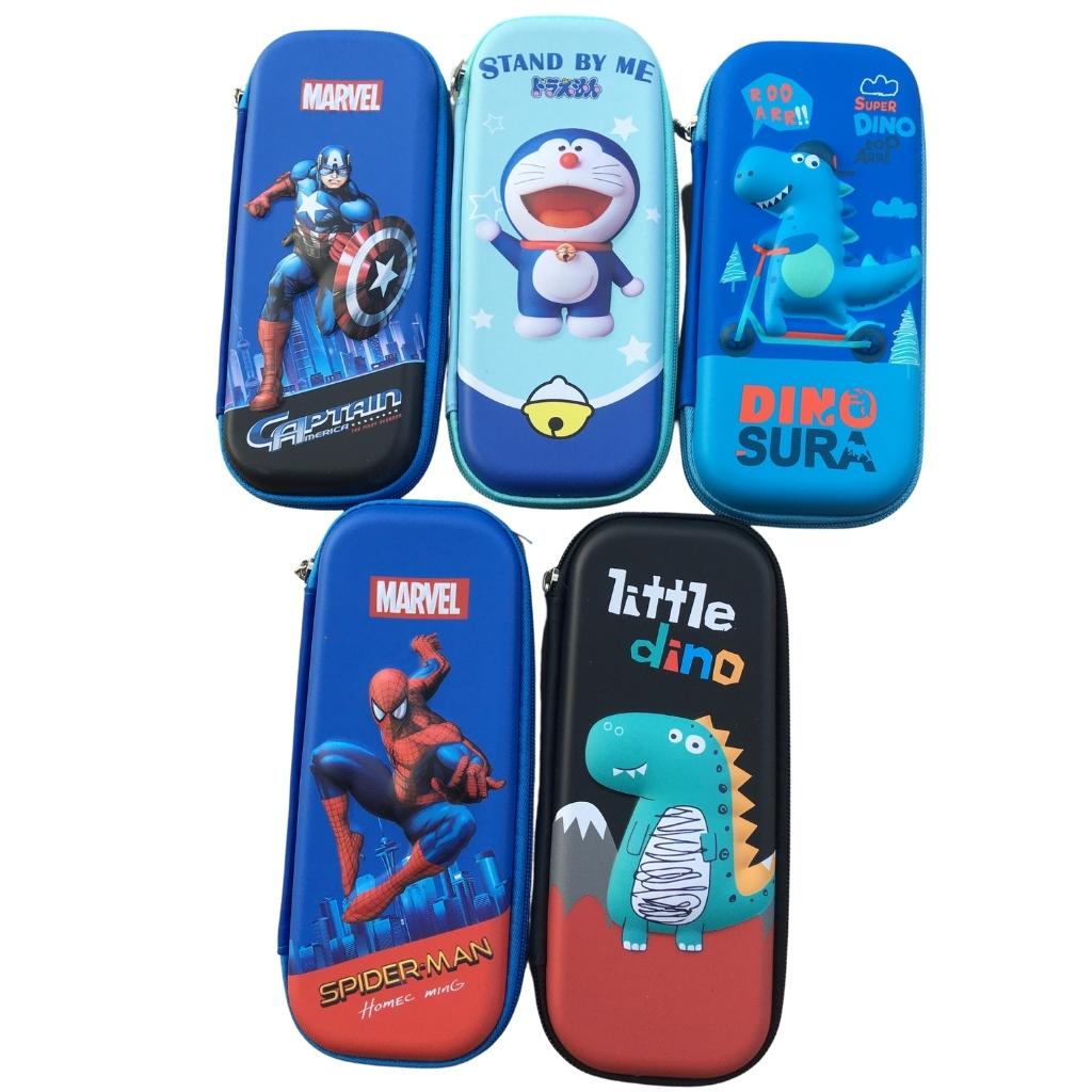 Hộp bút khoá zip Mika 3D nhiều hình