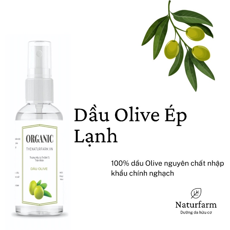 Dầu Olive Extra virgin nguyên chất 100ML - Dưỡng da chuyên sâu