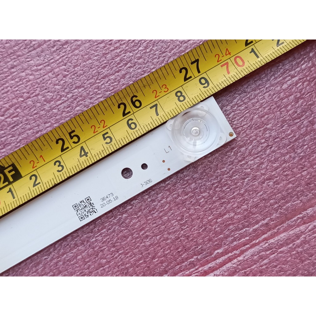 BỘ LED TIVI TCL 40D2900 40S4900 40P62 40S6000 MỚI 100% HÀNG ZIN HÃNG, BỘ 3 THANH, MỖI THANH 8 BÓNG 6V, DÀI 68,8cm.