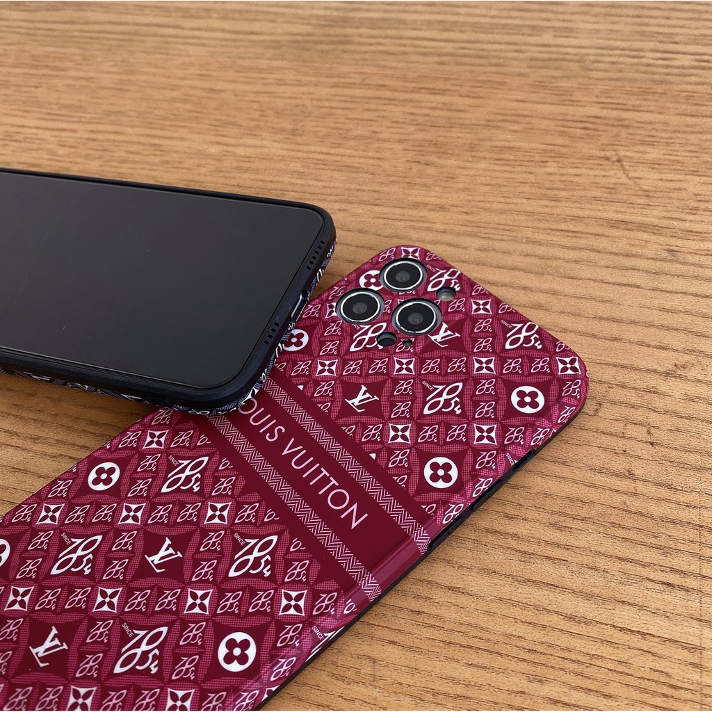 Ốp Điện Thoại Mềm Họa Tiết lv Cho iPhone7plus / 8plus iPhonex / xs Xsmax 11 11Pro 11Promax 12 12Mini 12Pro 12Promax